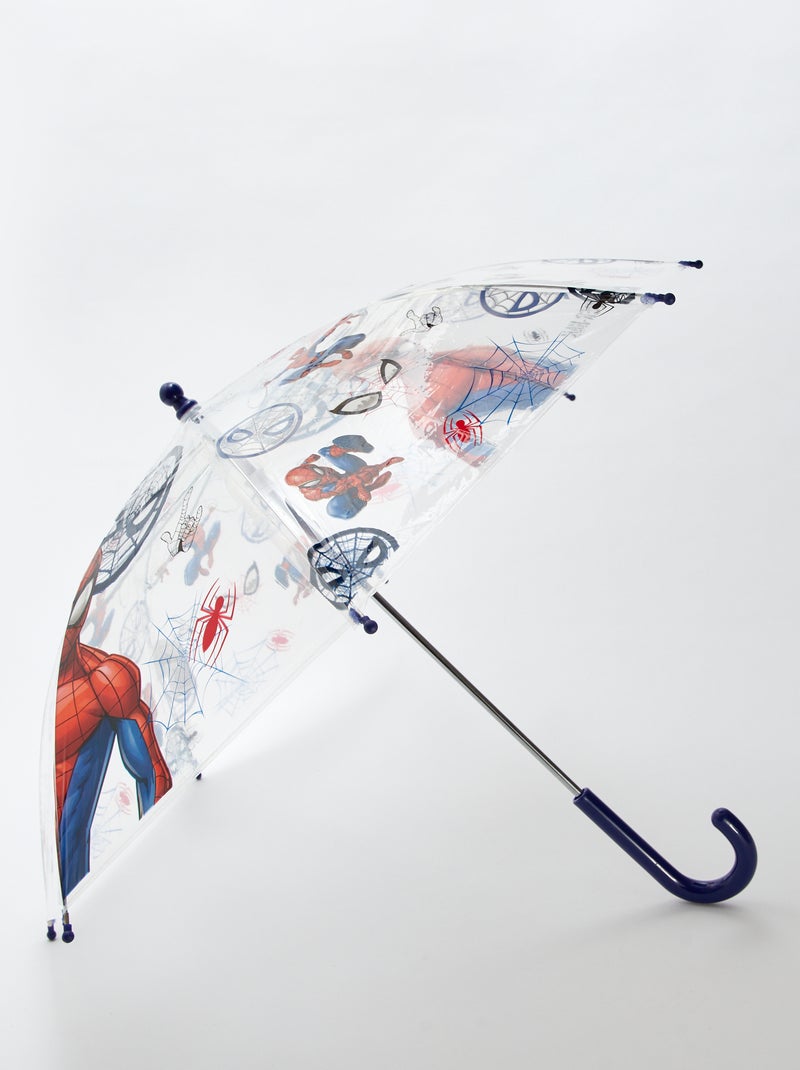 Parapluie transparent 'Spider Man' 'Marvel' ROUGE - Kiabi