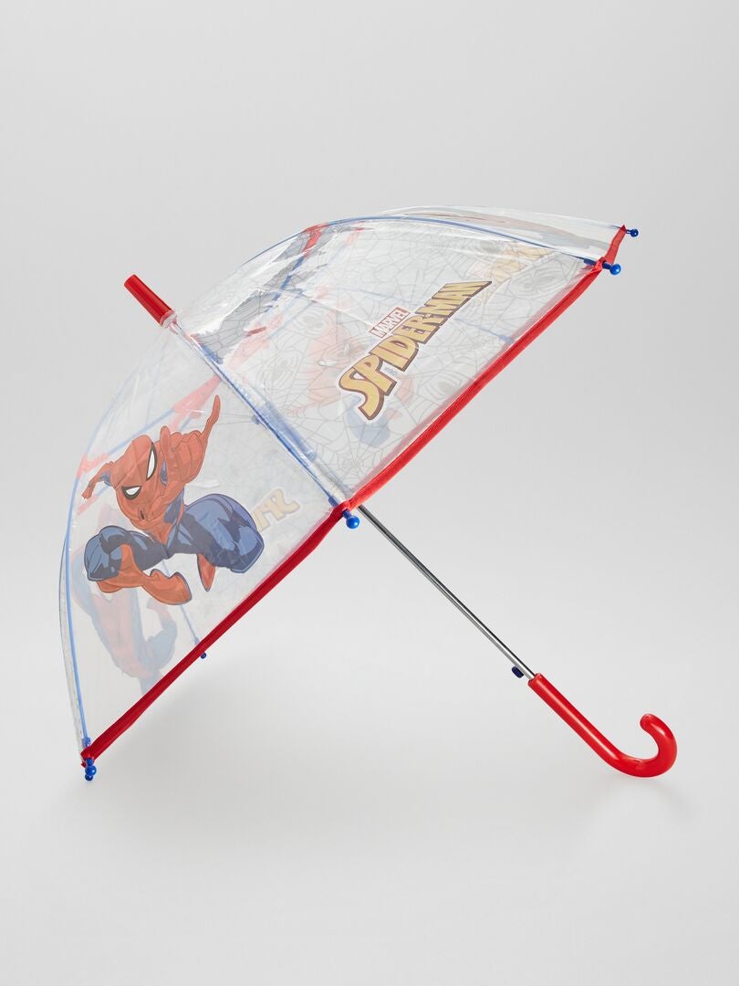 Parapluie transparent 'Spiderman' transparent - Kiabi
