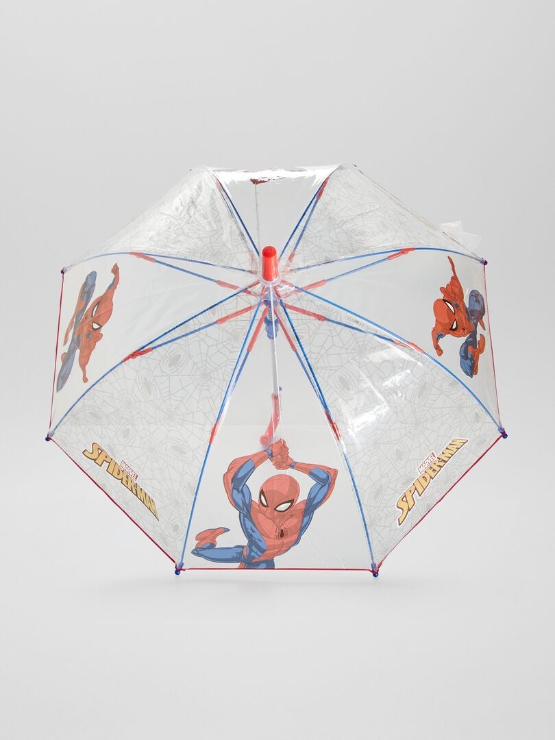 Parapluie transparent 'Spiderman' transparent - Kiabi