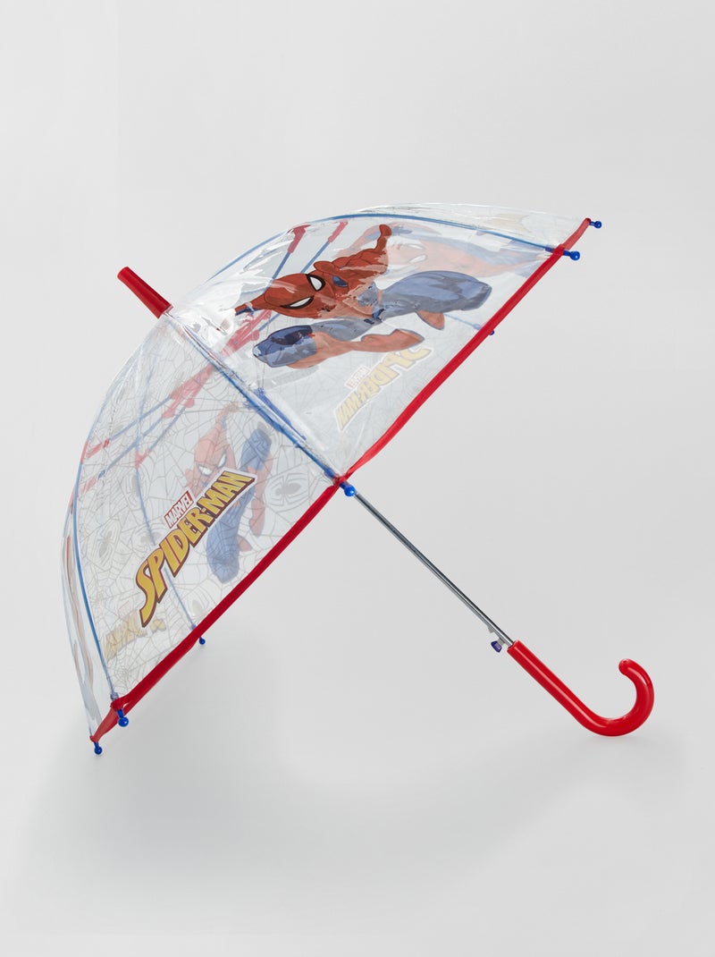 Parapluie transparent 'Spiderman' transparent - Kiabi