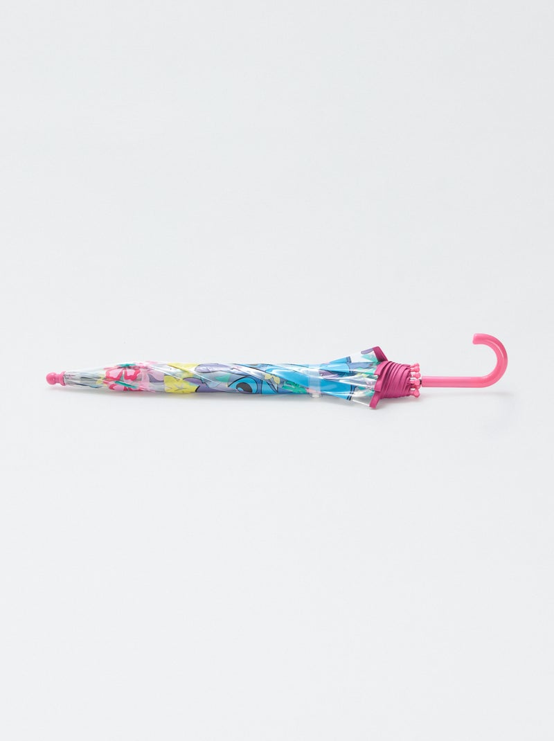 Parapluie transparent 'Stitch' Rose - Kiabi