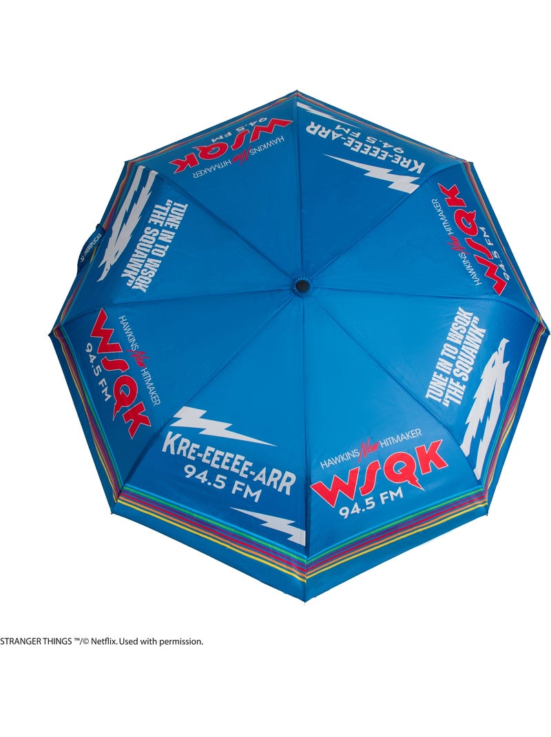 Parapluie WSQK - Stranger Things Bleu - Kiabi