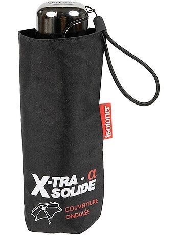 Parapluie X-TRA SOLIDE ALPHA mini 17,5 cm ouverture manuelle , compact, femme Isotoner