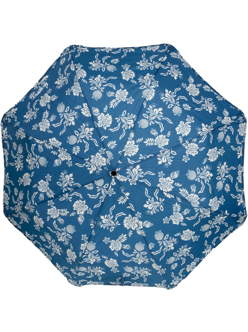 Parapluie x-tra solide anti-retournement, ouverture/fermeture automatique, femme Isotoner Bleu Blanc - Kiabi