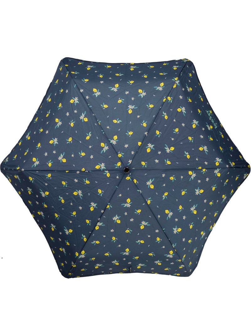 Parapluie x-tra solide anti-retournement, ouverture/fermeture automatique, femme Isotoner Bleu Jaune - Kiabi