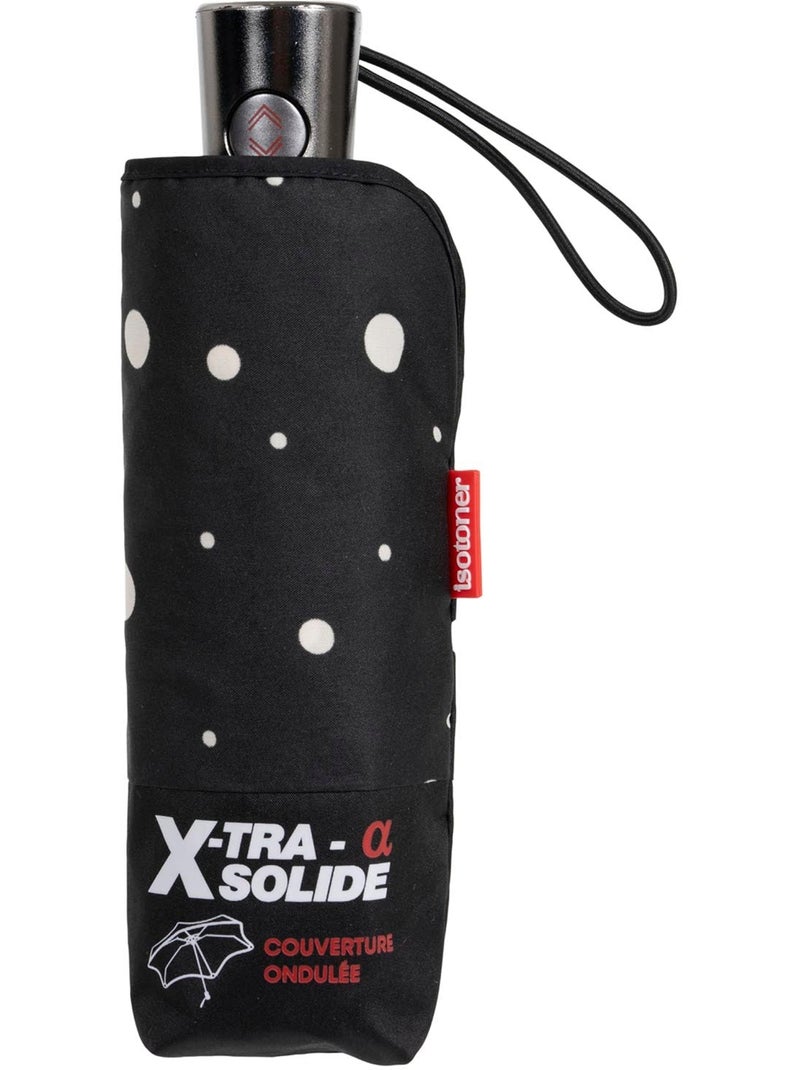 Parapluie x-tra solide anti-retournement, ouverture/fermeture automatique, femme Isotoner Noir Jaune - Kiabi