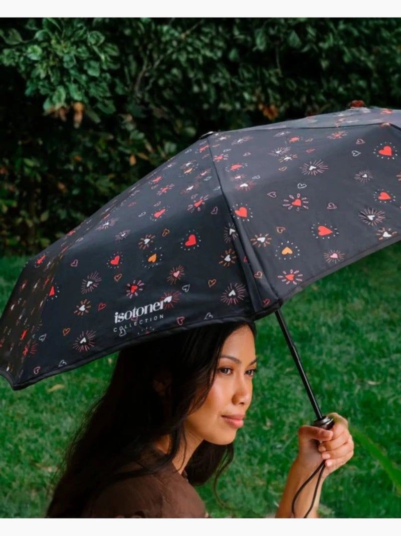 Parapluie x-tra solide anti-retournement, ouverture/fermeture automatique, femme Isotoner Rouge - Kiabi