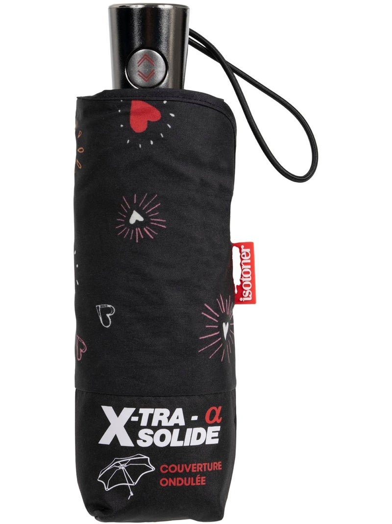 Parapluie x-tra solide anti-retournement, ouverture/fermeture automatique, femme Isotoner Rouge - Kiabi