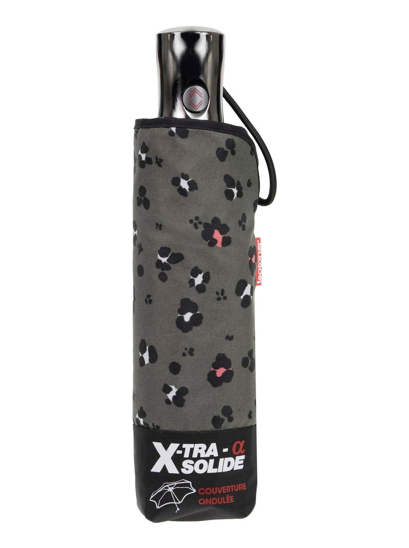 Parapluie X-tra Solide anti-retournement, ultra déperlant, ouverture/fermeture femme Isotoner Noir Kaki Blanc - Kiabi