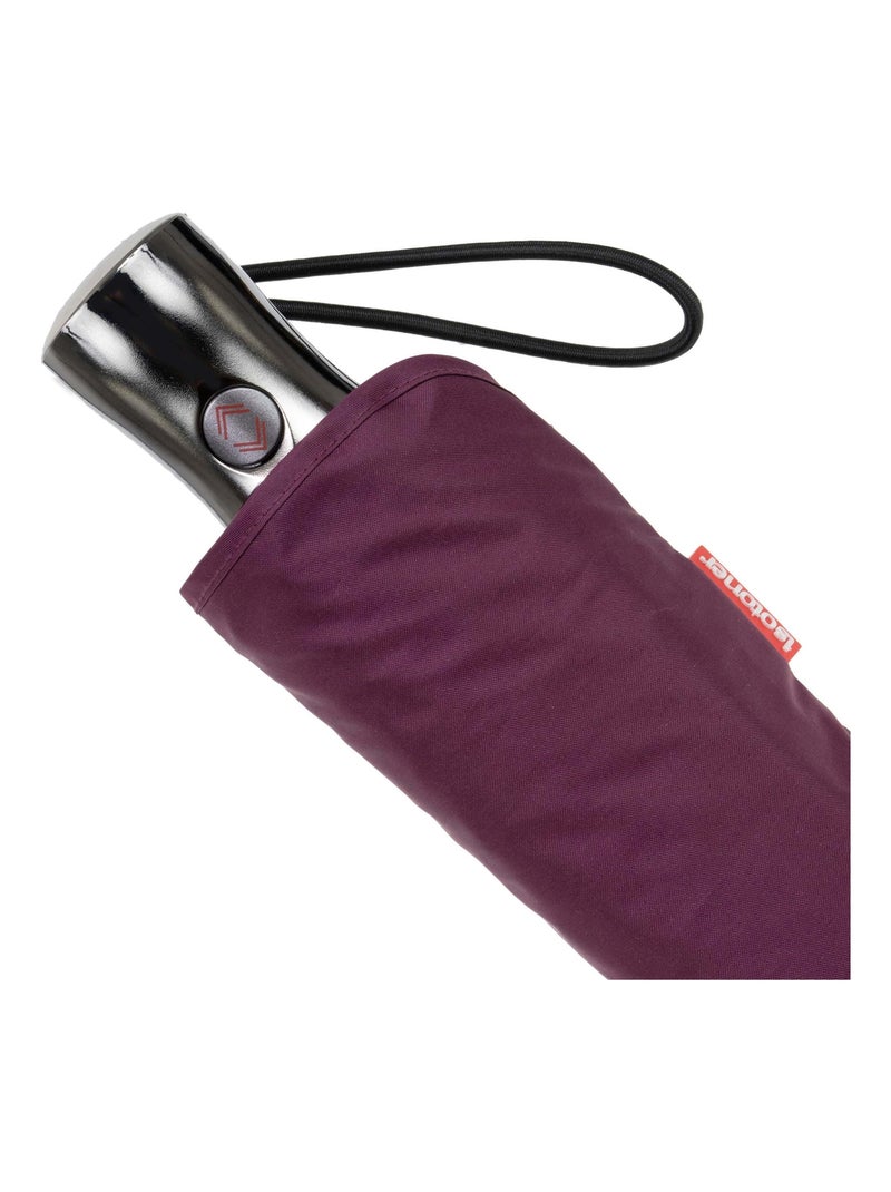 Parapluie X-tra Solide anti-retournement, ultra déperlant, ouverture/fermeture femme Isotoner Prune - Kiabi