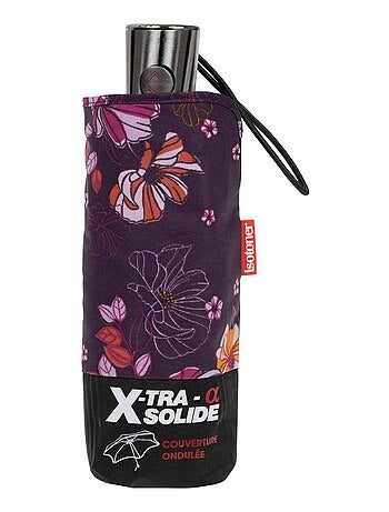 Parapluie x-tra solide anti-retournement, ouverture/fermeture automatique, femme Isotoner