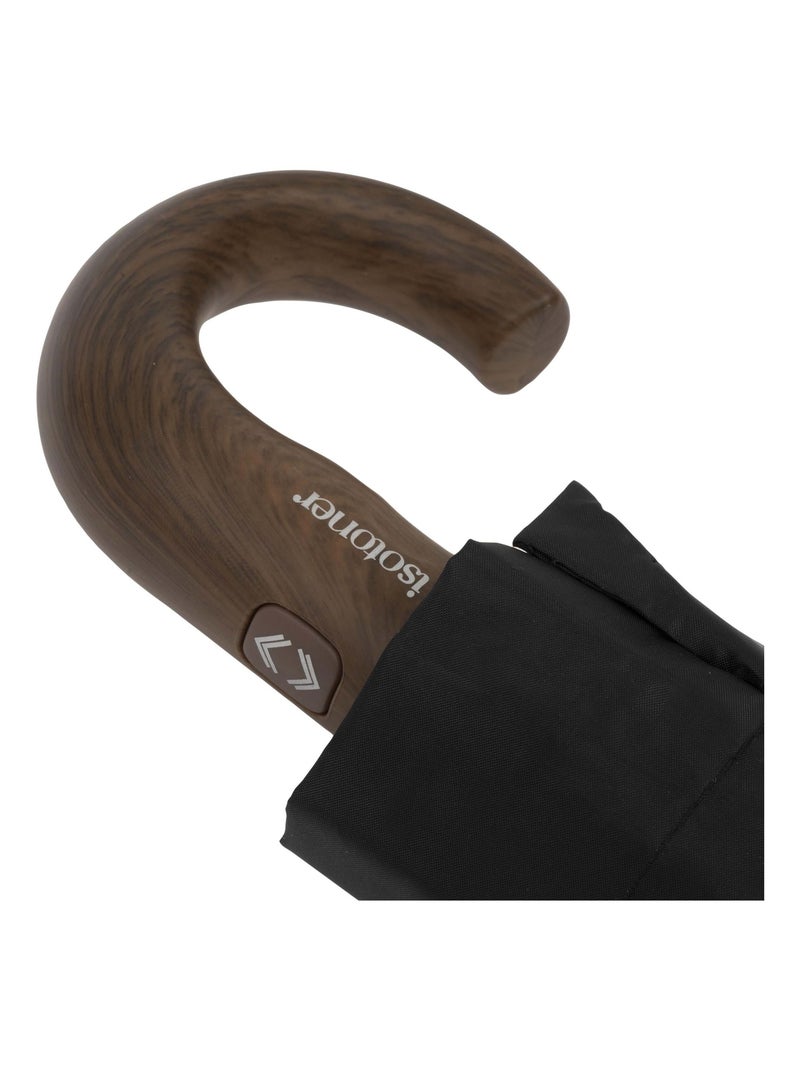 Parapluie X-tra Solide, ouverture/fermeture automatique mixte adulte Isotoner Noir - Kiabi
