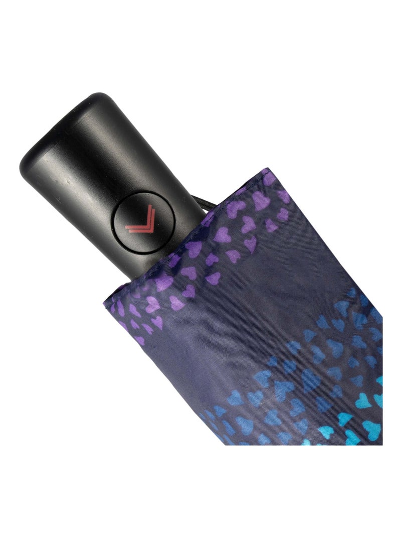 Parapluie X-tra Solide, ultra déperlant, ouverture automatique mixte adulte Isotoner Bleu Violet - Kiabi