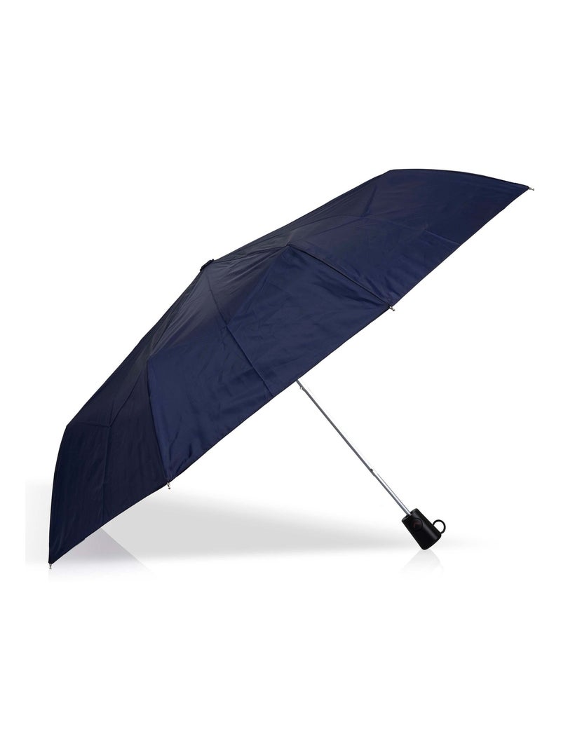 Parapluie X-tra Solide, ultra déperlant, ouverture mixte adulte Isotoner Bleu marine - Kiabi