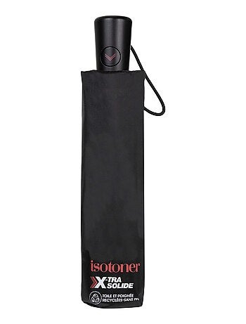Parapluie X-tra Solide, ultra déperlant, ouverture mixte adulte Isotoner
