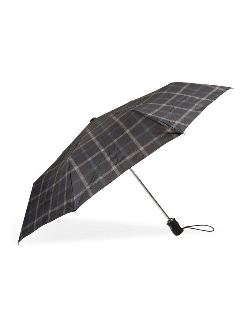 Parapluie X-tra Solide, ultra déperlant, ouverture/fermeture automatique homme Isotoner Gris Noir - Kiabi