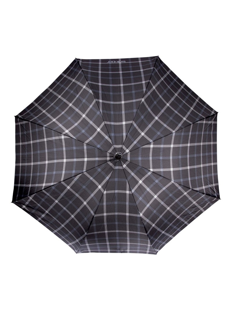 Parapluie X-tra Solide, ultra déperlant, ouverture/fermeture automatique homme Isotoner Gris Noir - Kiabi
