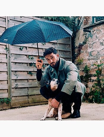 Parapluie X-tra Solide, ultra déperlant, ouverture/fermeture automatique homme Isotoner