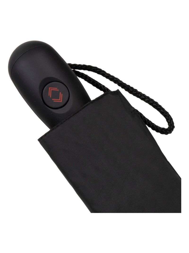 Parapluie xtra solide 28 cm , déperlant, ouverture/fermeture automatique femme isotoner Noir - Kiabi