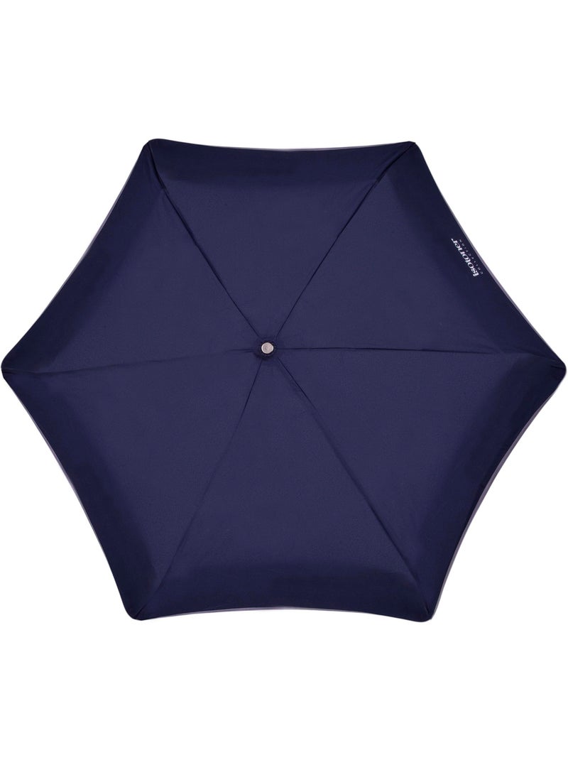 Parapluie xtra solide antiretournement, 23cm, déperlant, ouverture/fermeture femme isotoner Bleu Bleu marine - Kiabi
