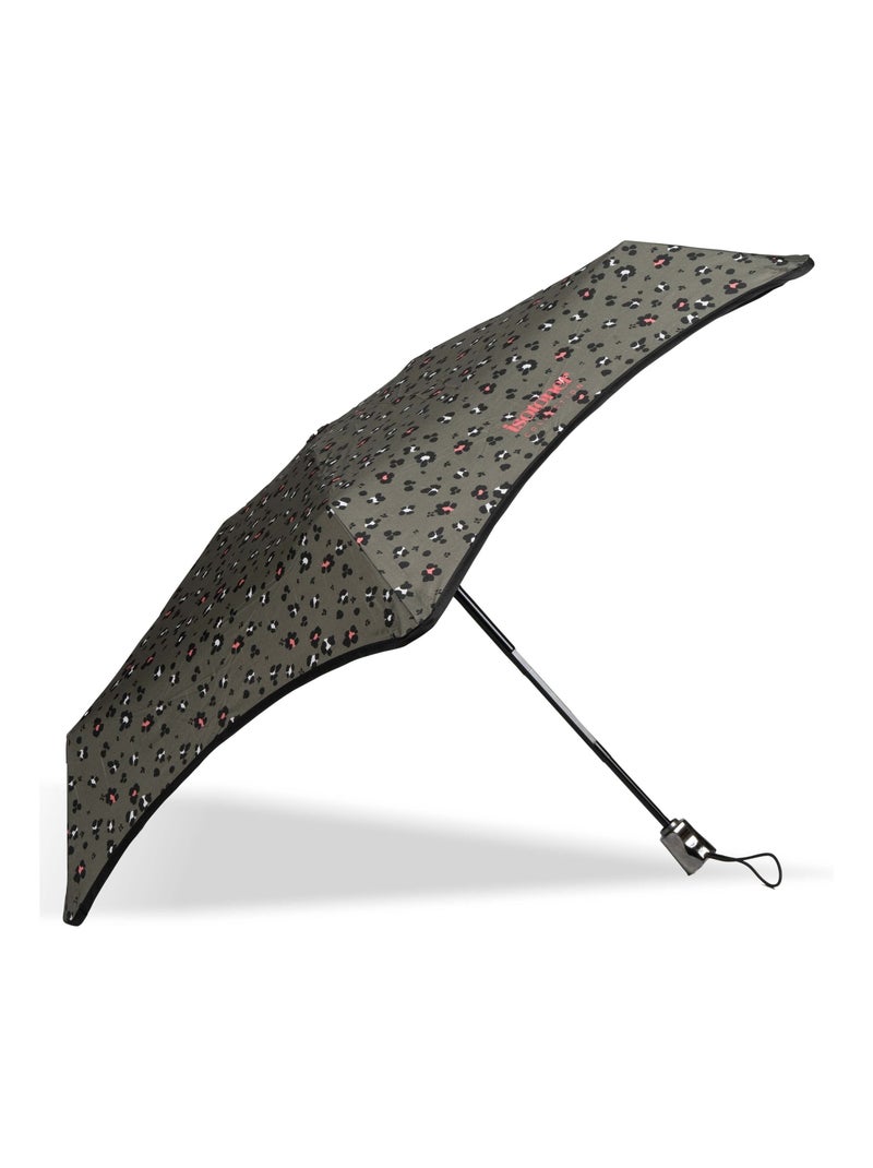 Parapluie xtra solide antiretournement, 23cm, déperlant, ouverture/fermeture femme isotoner Noir Kaki Blanc - Kiabi
