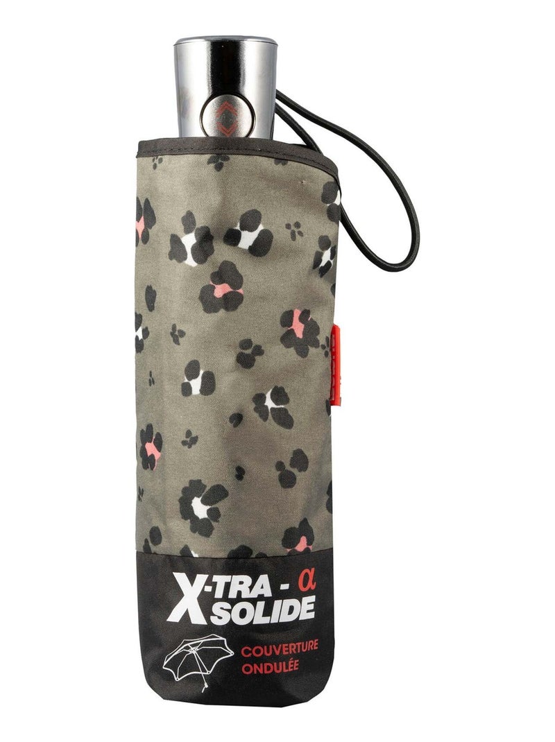Parapluie xtra solide antiretournement, 23cm, déperlant, ouverture/fermeture femme isotoner Noir Kaki Blanc - Kiabi