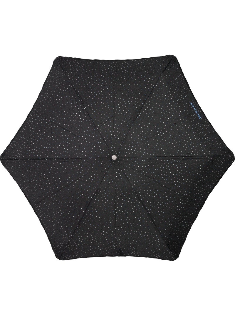 Parapluie xtra solide antiretournement, 23cm, déperlant, ouverture/fermeture femme isotoner Noir Rose Bleu - Kiabi
