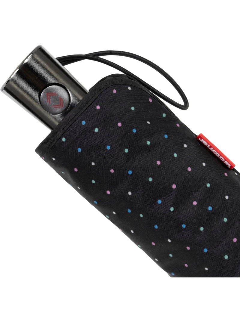 Parapluie xtra solide antiretournement, 23cm, déperlant, ouverture/fermeture femme isotoner Noir Rose Bleu - Kiabi