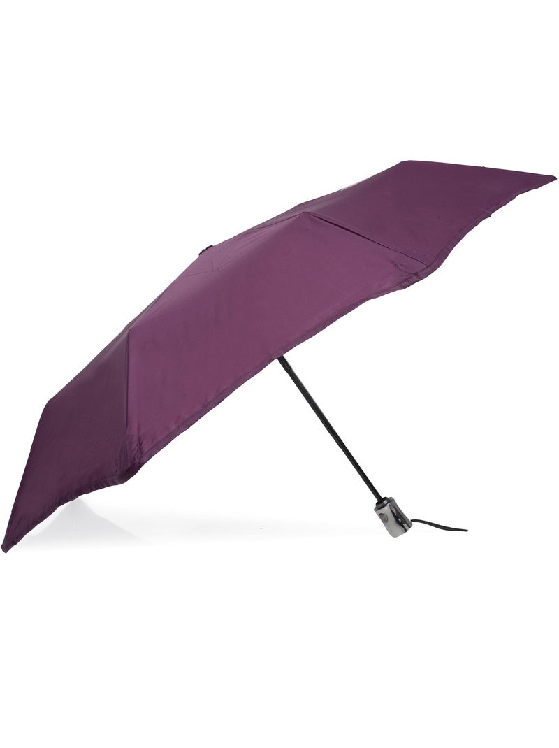 Parapluie xtra solide antiretournement, 23cm, déperlant, ouverture/fermeture femme isotoner Prune - Kiabi