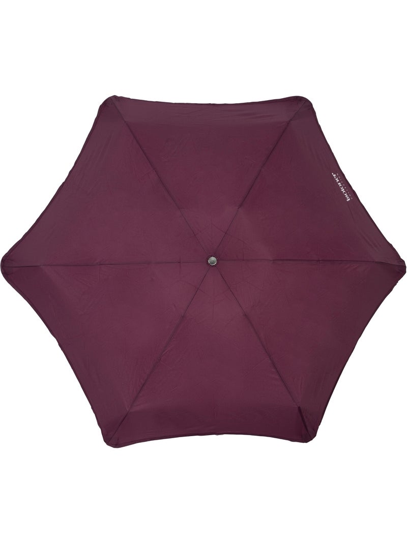Parapluie xtra solide antiretournement, 23cm, déperlant, ouverture/fermeture femme isotoner Prune - Kiabi