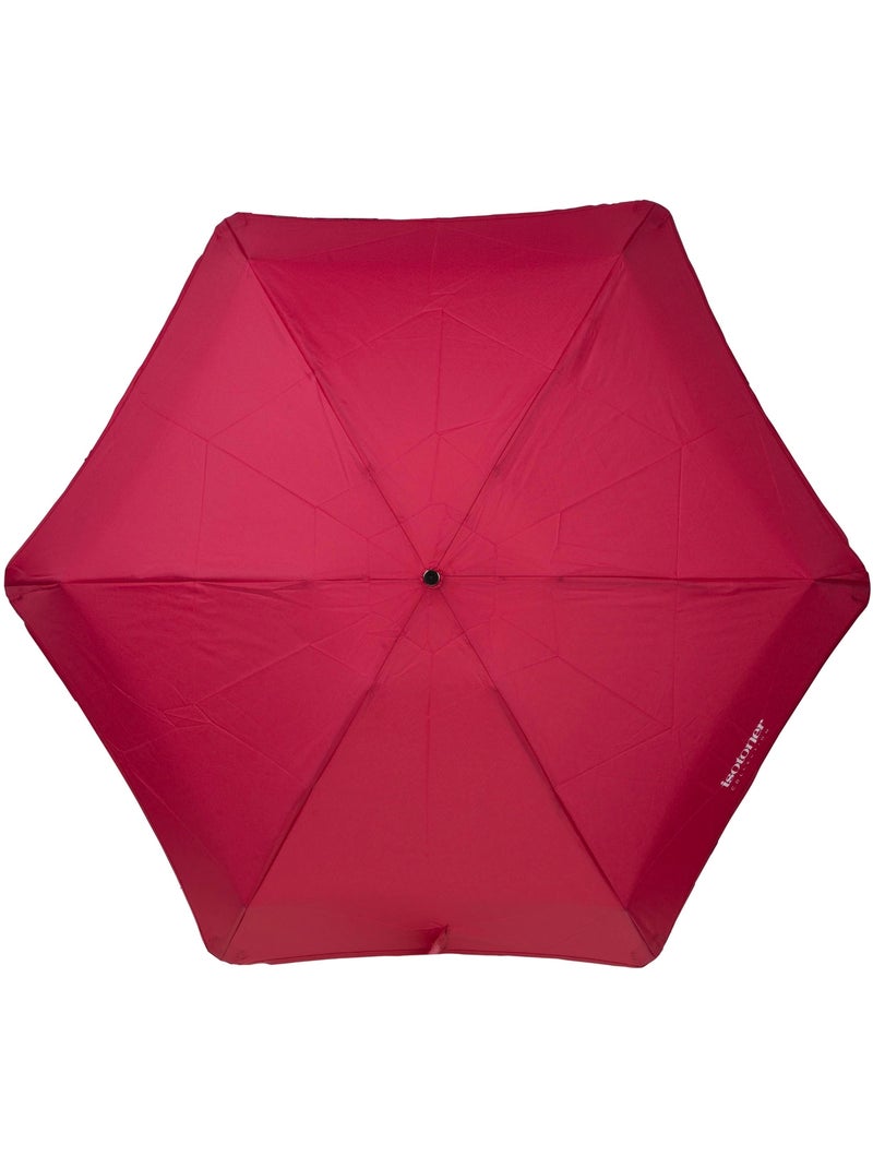 Parapluie xtra solide antiretournement, 23cm, déperlant, ouverture/fermeture femme isotoner Rose framboise - Kiabi