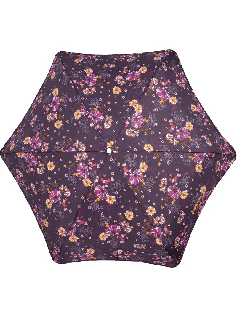 Parapluie xtra solide antiretournement, 23cm, déperlant, ouverture/fermeture femme isotoner Violet aubergine - Kiabi