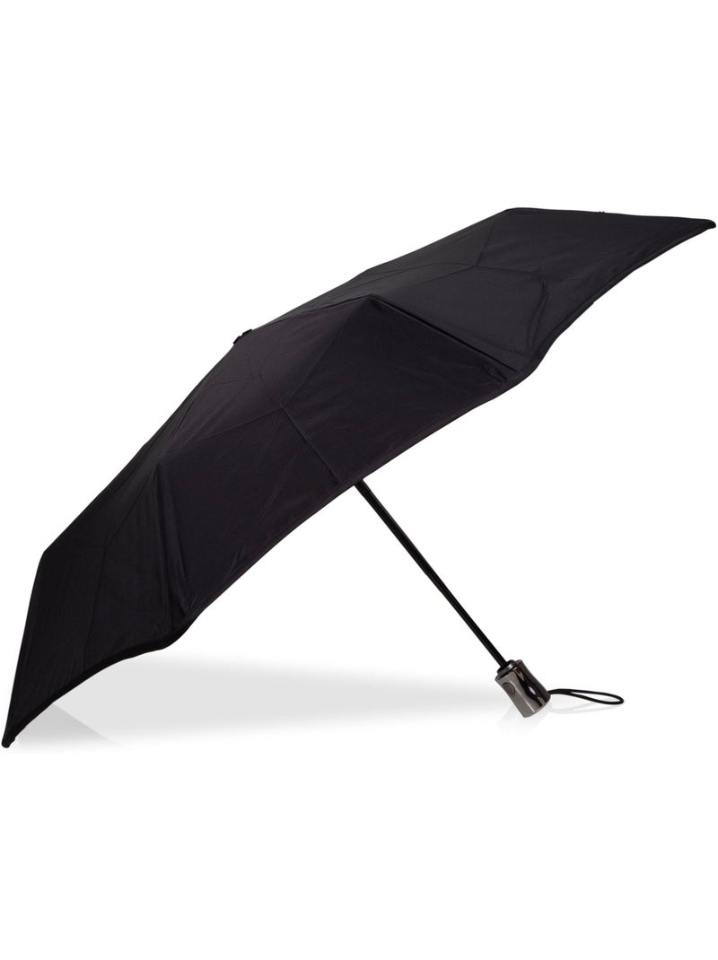Parapluie xtra solide antiretournement, 28cm, déperlant, ouverture/fermeture femme isotoner Noir - Kiabi