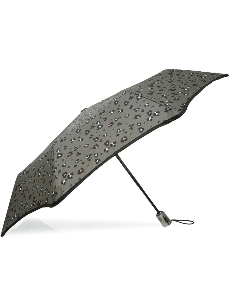Parapluie xtra solide antiretournement, 28cm, déperlant, ouverture/fermeture femme isotoner Noir Kaki Blanc - Kiabi