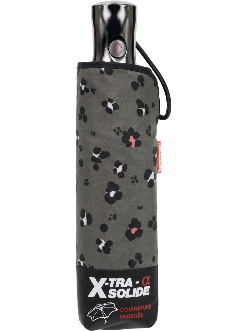 Parapluie xtra solide antiretournement, 28cm, déperlant, ouverture/fermeture femme isotoner Noir Kaki Blanc - Kiabi