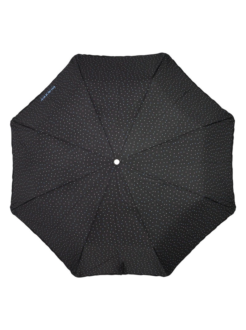 Parapluie xtra solide antiretournement, 28cm, déperlant, ouverture/fermeture femme isotoner Noir Rose Bleu - Kiabi