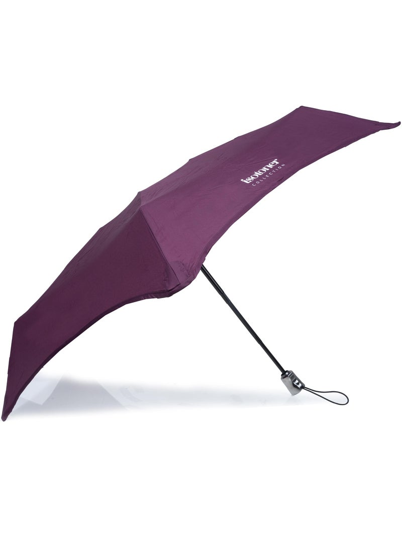 Parapluie xtra solide antiretournement, 28cm, déperlant, ouverture/fermeture femme isotoner Prune - Kiabi