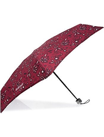 Parapluie xtra solide antiretournement, compact et léger 17,5cm, déperlant femme isotoner