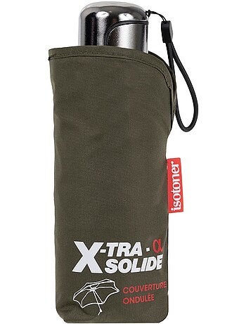 Parapluie xtra solide antiretournement, compact et léger 17,5cm, déperlant femme isotoner