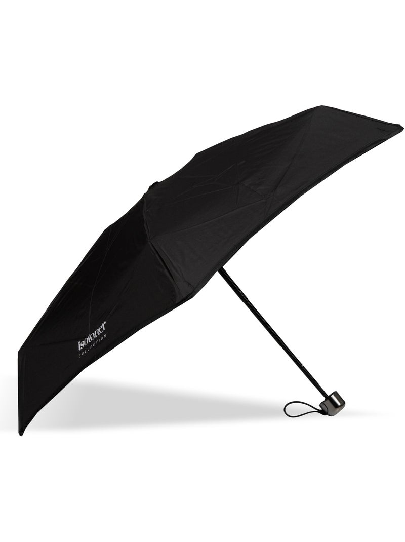 Parapluie xtra solide antiretournement, compact et léger 17,5cm, déperlant femme isotoner Noir - Kiabi