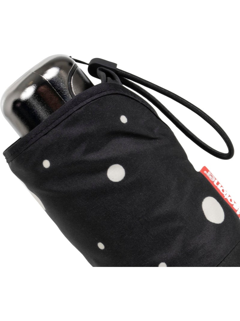 Parapluie xtra solide antiretournement, compact et léger 17,5cm, déperlant femme isotoner Noir Jaune - Kiabi