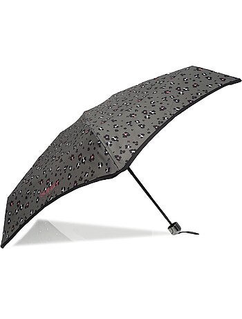 Parapluie xtra solide antiretournement, compact et léger 17,5cm, déperlant femme isotoner