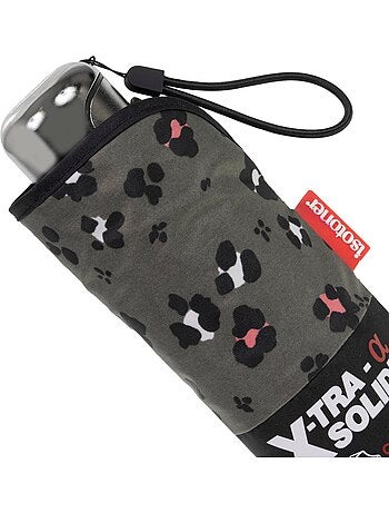 Parapluie xtra solide antiretournement, compact et léger 17,5cm, déperlant femme isotoner
