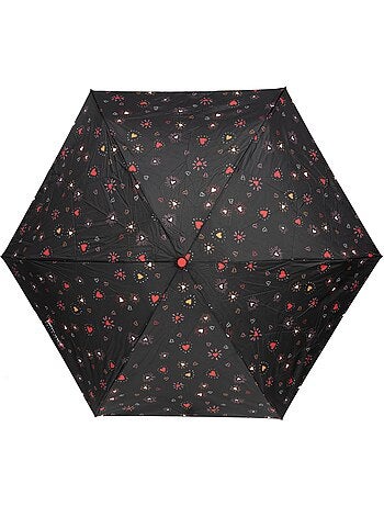 Parapluie xtra solide antiretournement, compact et léger 17,5cm, déperlant femme isotoner
