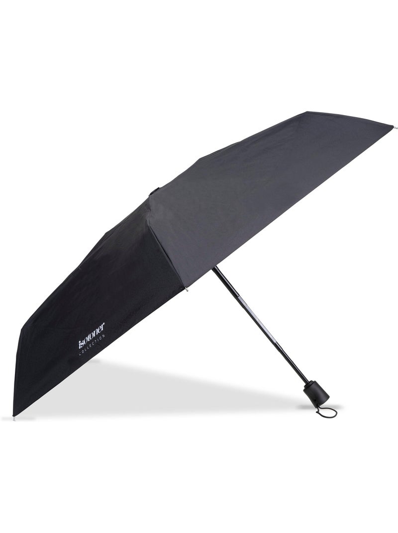 Parapluie xtra solide antiretournement, ouverture et fermeture automatiques femme isotoner Noir - Kiabi