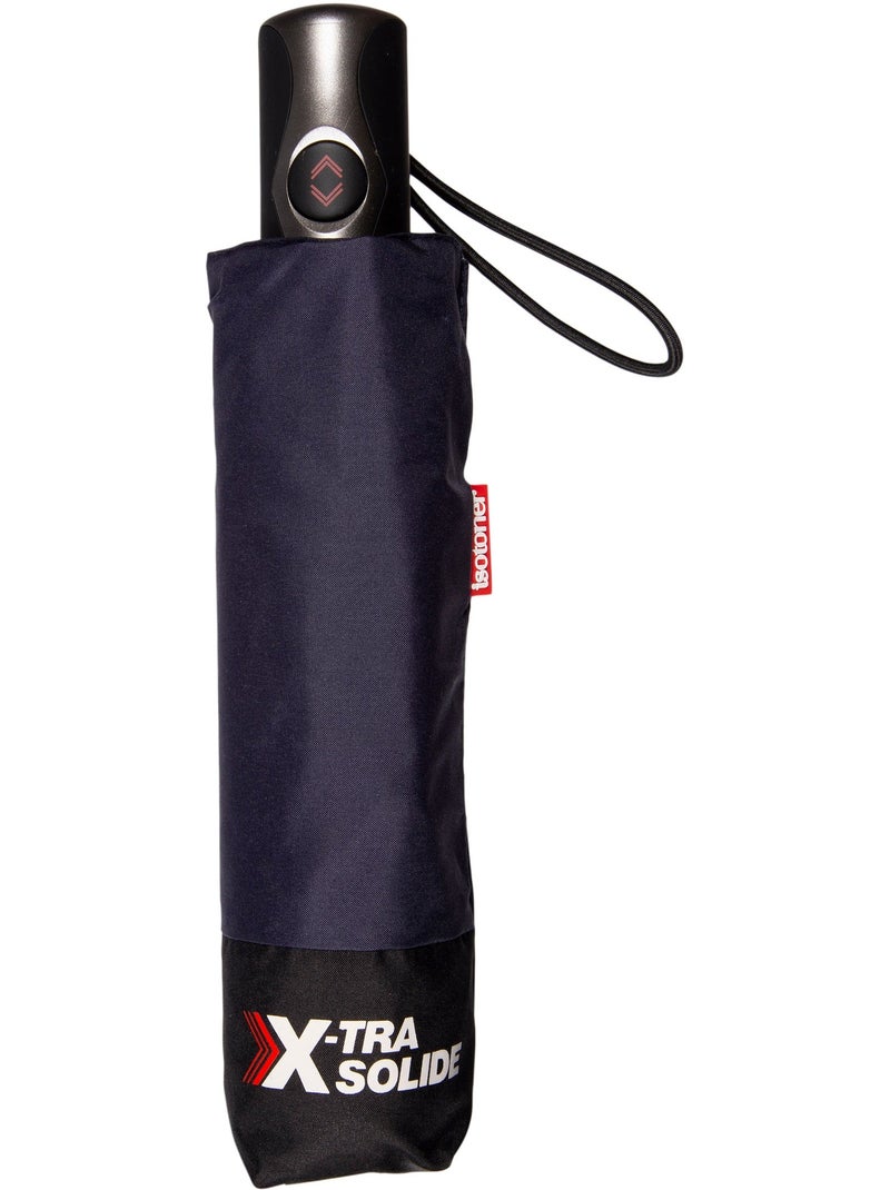 Parapluie xtra solide, déperlant, ouverture/fermeture automatique homme isotoner Bleu marine - Kiabi