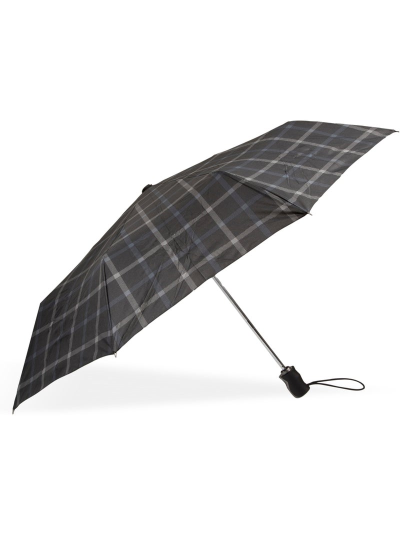 Parapluie xtra solide, déperlant, ouverture/fermeture automatique homme isotoner Gris Noir - Kiabi