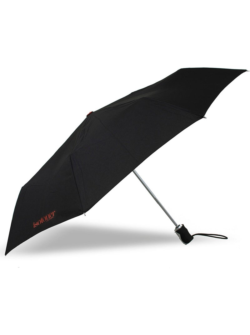 Parapluie xtra solide, déperlant, ouverture/fermeture automatique homme isotoner Noir - Kiabi