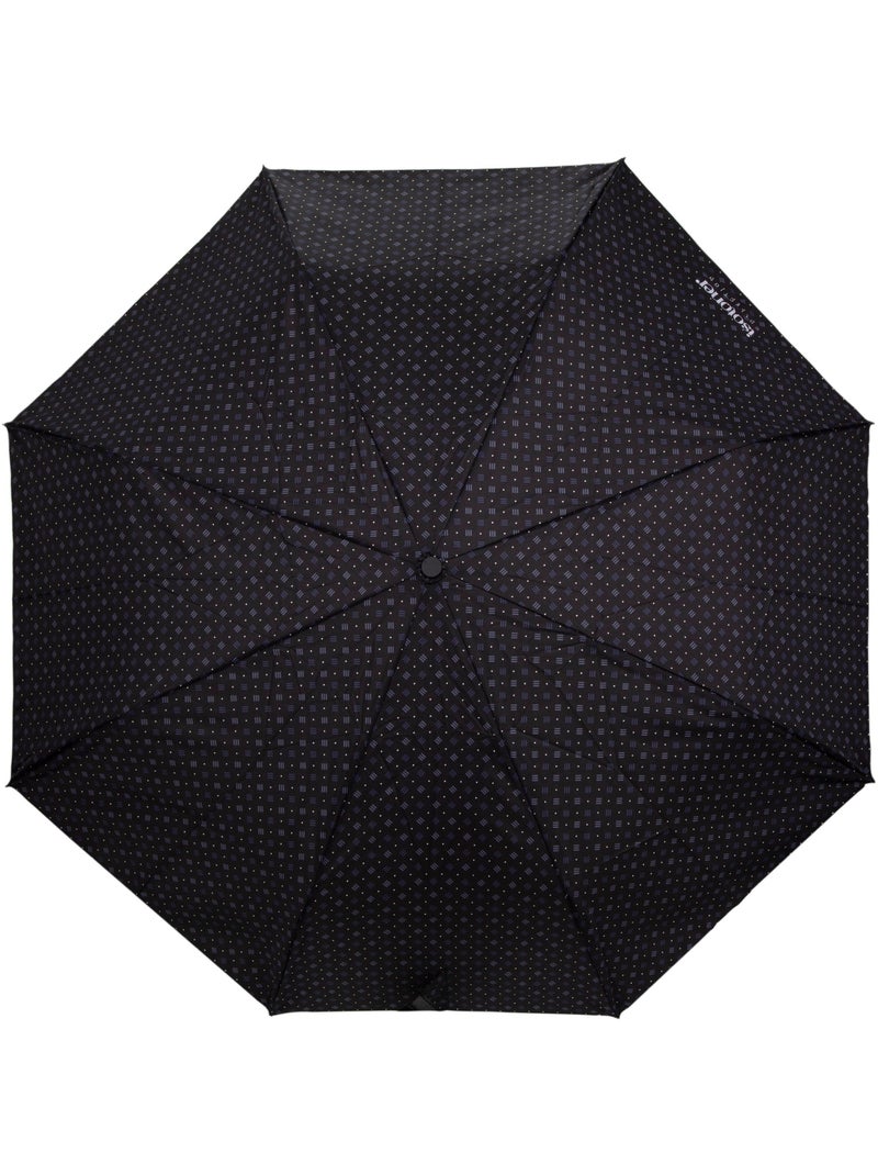Parapluie xtra solide, déperlant, ouverture/fermeture automatique homme isotoner Noir Gris - Kiabi