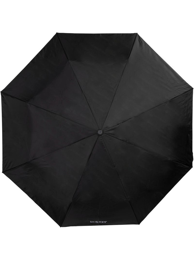 Parapluie xtra solide, poignée crook confortable, automatique mixte adulte isotoner Noir - Kiabi